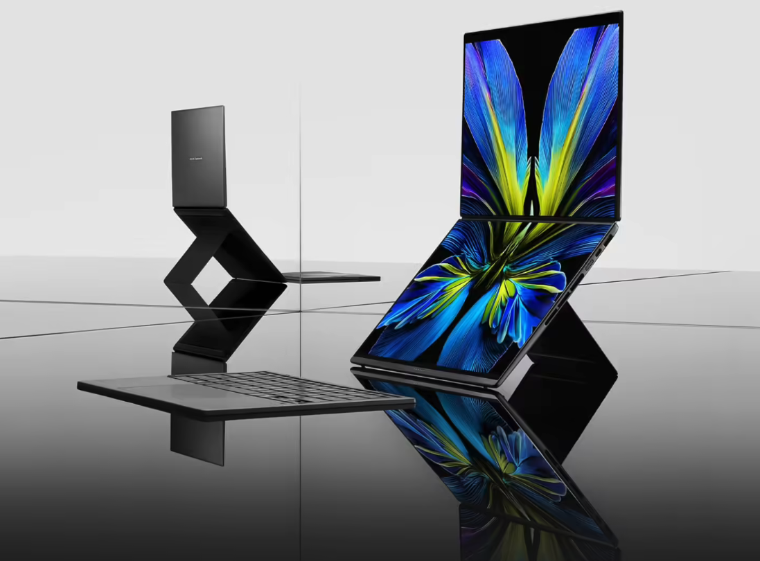 华硕Zenbook Duo UX8407双屏笔记本发布 搭Panther Lake处理器+双3K OLED屏